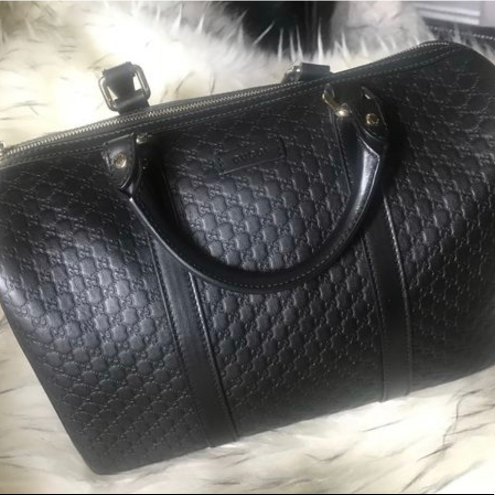 Beautiful Gucci Boston Bag Black